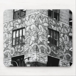 Manhattan Art Deco leafy frys mousserande Musmatta