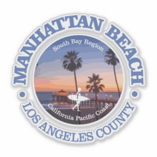 Manhattan Beach (C) Klistermärken