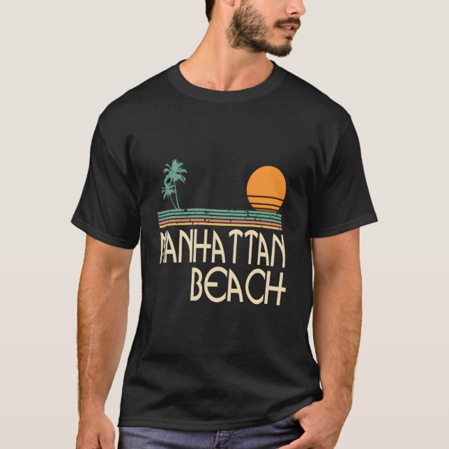 Manhattan Beach California T Shirt (Framsida)