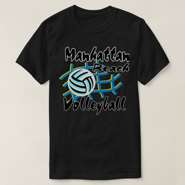 Manhattan Beach California Volleyball T Shirt (Design framsida)