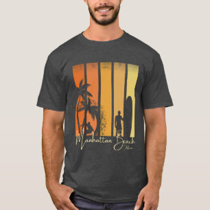 Manhattan Beach Kalifornien Surfning T Shirt