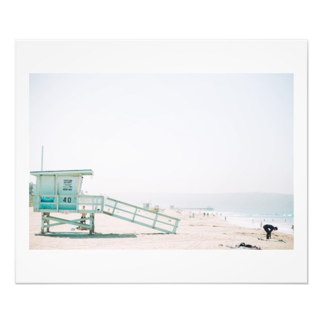 Manhattan Beach Lifeguard Shack Fototryck (Framsidan)