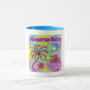 Manhattan Beach Lycklig och Hope Mugg