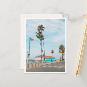 Manhattan Beach Pier Foto Los Angeles Kust Vykort