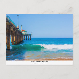 Manhattan Beach Pier Postcard Vykort