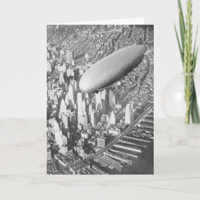 Manhattan Blimp Kort (Framsida)