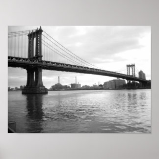 Manhattan Bridge - 15 x 11 poster - No Gräns