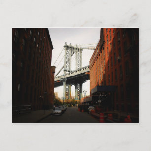 Manhattan Bridge, A Street View Vykort