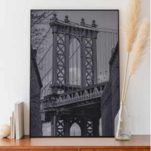 Manhattan Bridge, Dumbo, Brooklyn NYC Fotografi Poster