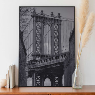 Manhattan Bridge, Dumbo, Brooklyn NYC Fotografi Poster