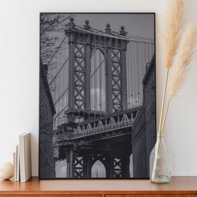 Manhattan Bridge, Dumbo, Brooklyn NYC Fotografi  Poster (Skapare uppladdad)