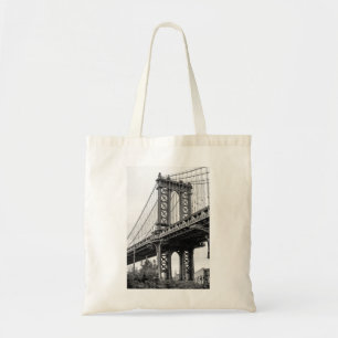 Manhattan Bridge i Black & White Tygkasse