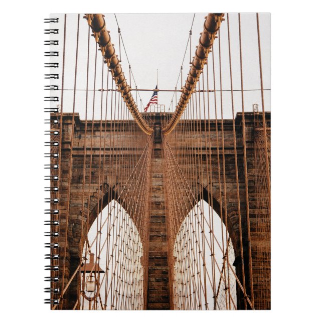 MANHATTAN BRIDGE NEW YORK ANTECKNINGSBOK (Framsidan)