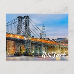 Manhattan Bridge, New York, USA Vykort
