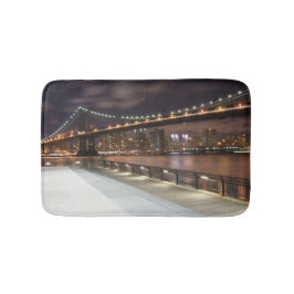 Manhattan Bridge och NYC Skyline Badrumsmatta