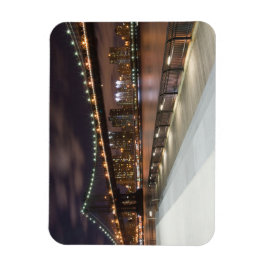Manhattan Bridge och NYC Skyline Magnet