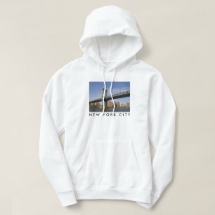 Manhattan Bridge över East River New York City Hoodie