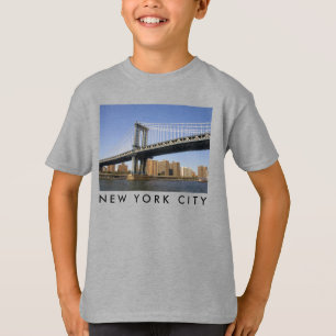 Manhattan Bridge över East River   New York City T Shirt