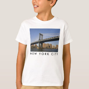 Manhattan Bridge över East River New York City T Shirt