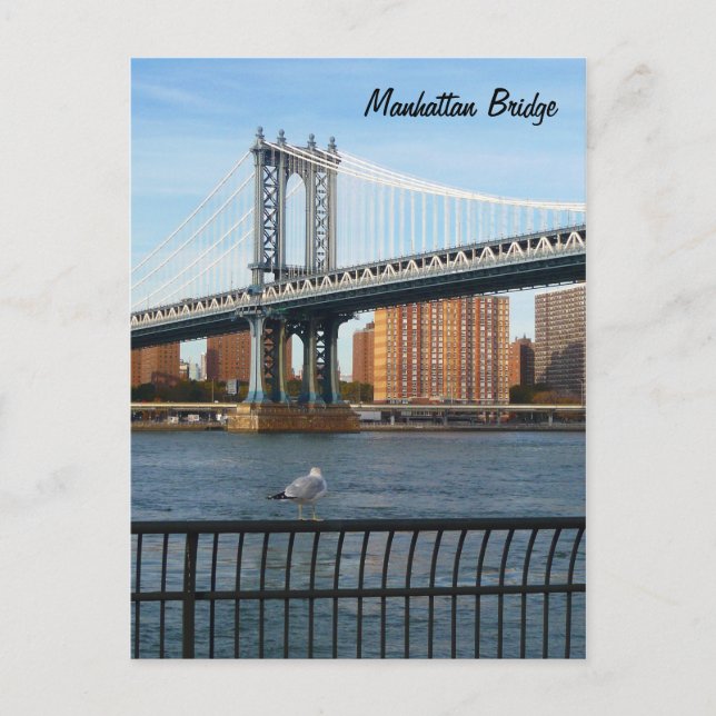 Manhattan Bridge Vykort (Framsida)