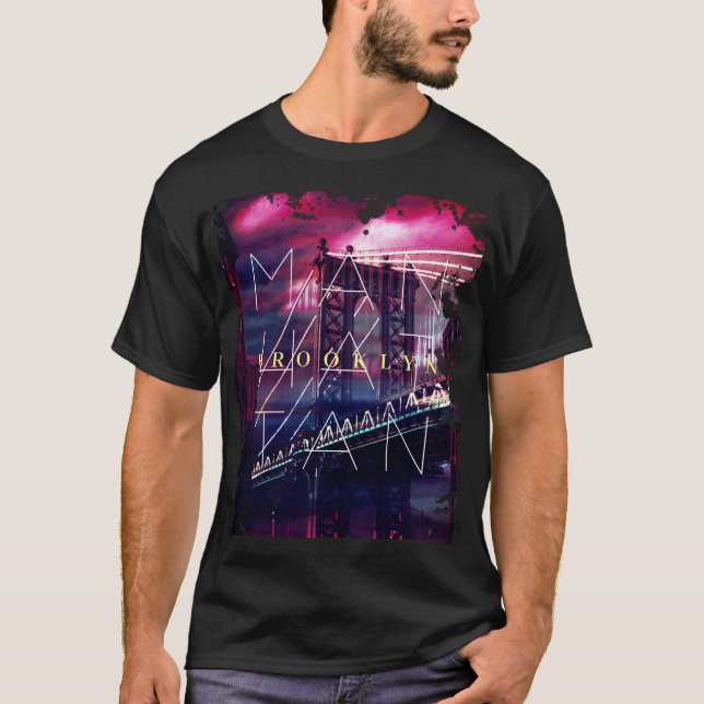 MANHATTAN BROOKLYN T SHIRT (Framsida)