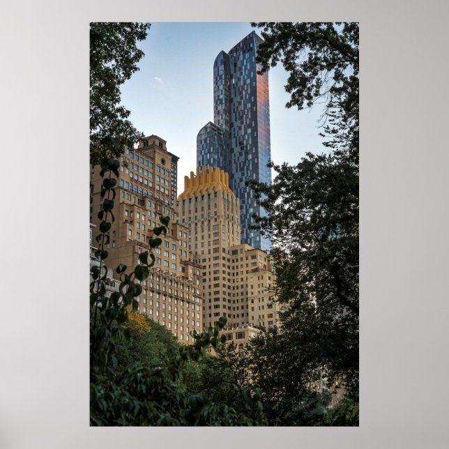 Manhattan Byggnad View Poster (Framsidan)