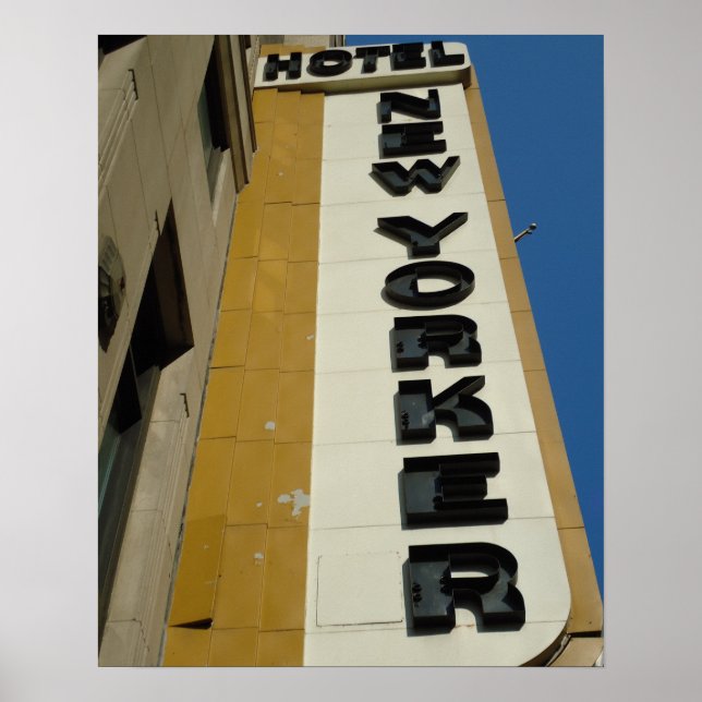 Manhattan Byggnads Art Deco Poster (Framsidan)