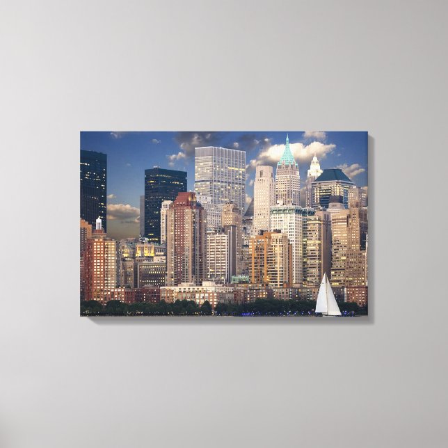 Manhattan Cityscape Canvastryck (Framsida)