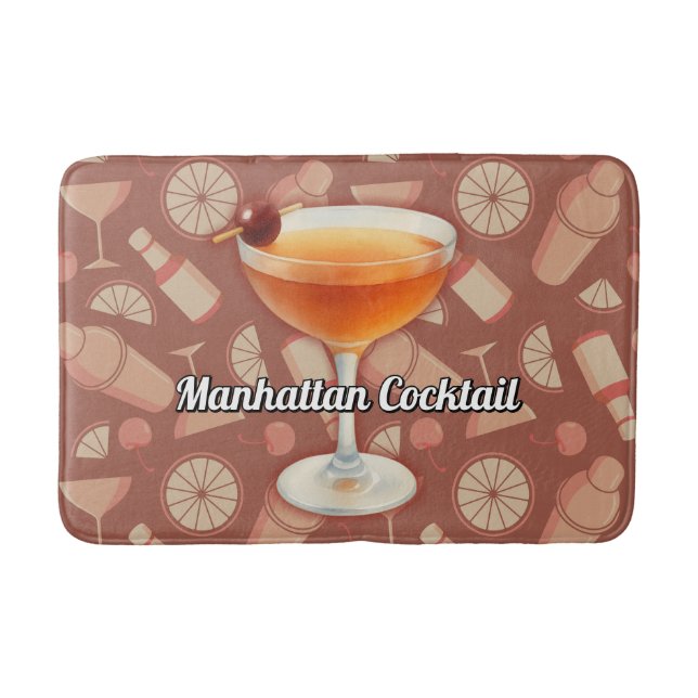 Manhattan Cocktail Badrumsmatta (Framsidan)