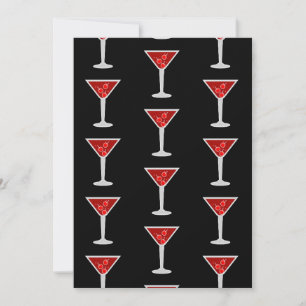Manhattan Cocktail Bartender Alkohol Spritälskare Tack Kort