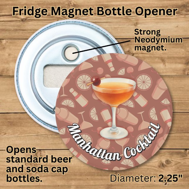Manhattan Cocktail Flasköppnare (Skapare uppladdad)