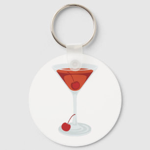 Manhattan coctail nyckelring