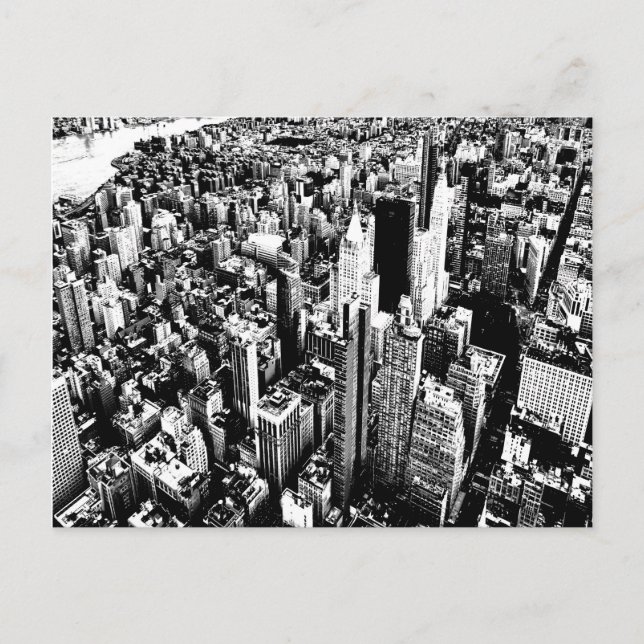 Manhattan designad inbjudan vykort (Framsida)