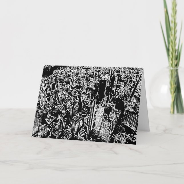 Manhattan designad kort (Framsida)