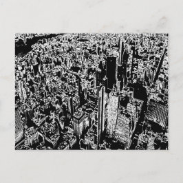 Manhattan designad vykort
