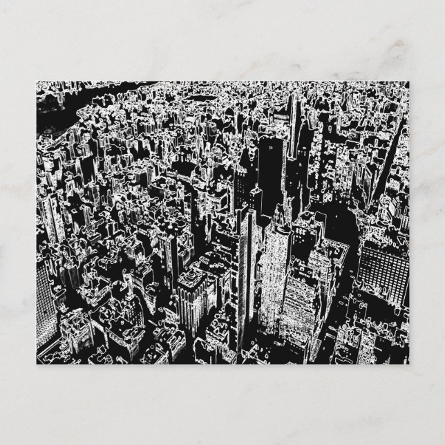 Manhattan designad vykort (Framsida)