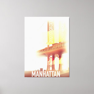 Manhattan Evening Canvastryck