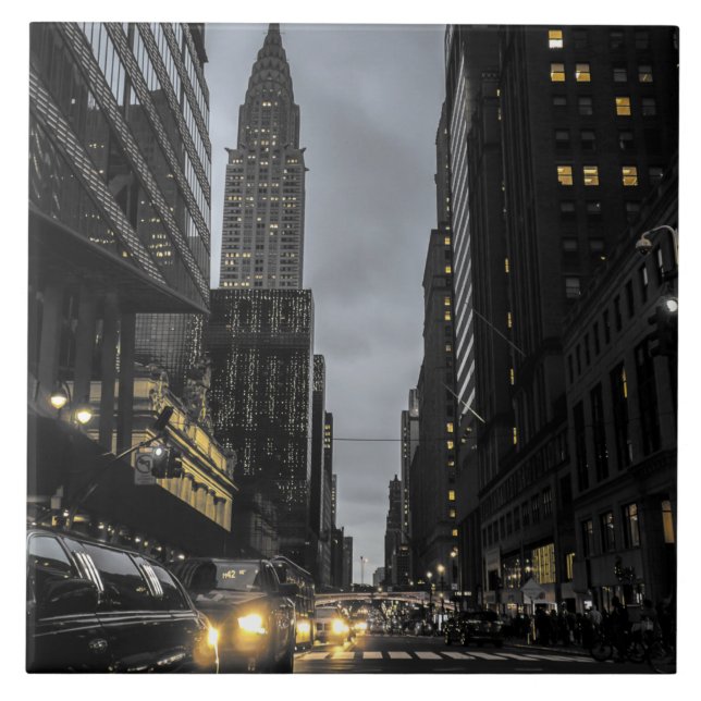 Manhattan Evening Kakelplatta (Framsidan)