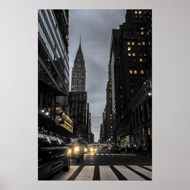 Manhattan Evening Poster (Framsidan)
