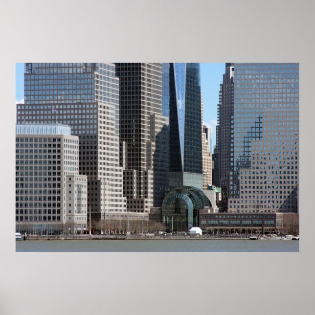 Manhattan Financial District Poster (Framsidan)