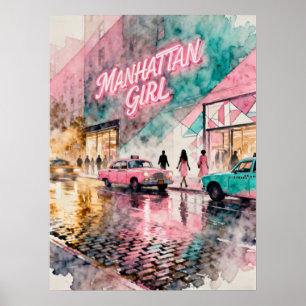 Manhattan-flicka Poster