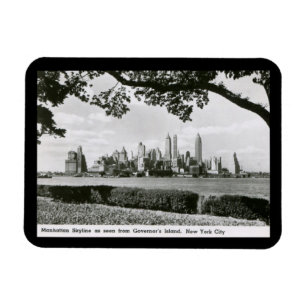 Manhattan från guvernörsöen, New York City Magnet
