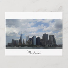 Manhattan från Staten Island Ferry Vykort