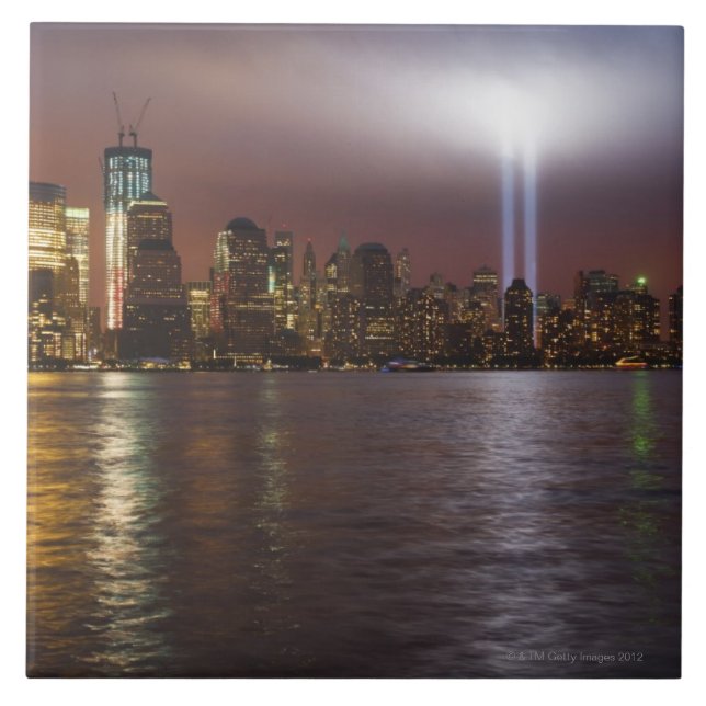Manhattan horisont 2 kakelplatta (Framsidan)