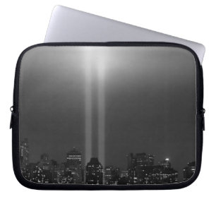 Manhattan horisont med 9/11, New York City Laptop Sleeve