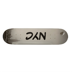 Manhattan horisont, NYC Old School Skateboard Bräda 21,6 Cm