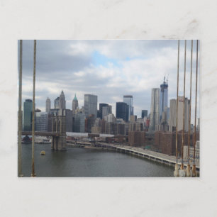 Manhattan-horisonten New York Vykort