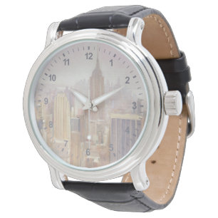 Manhattan i misten New York City Armbandsur