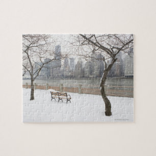 Manhattan i vintern pussel