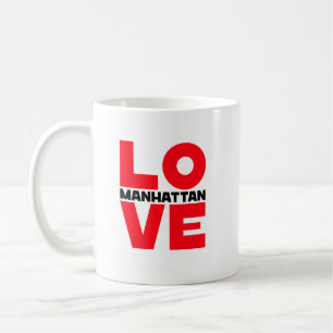 Manhattan Kärlek Coffee Mugg